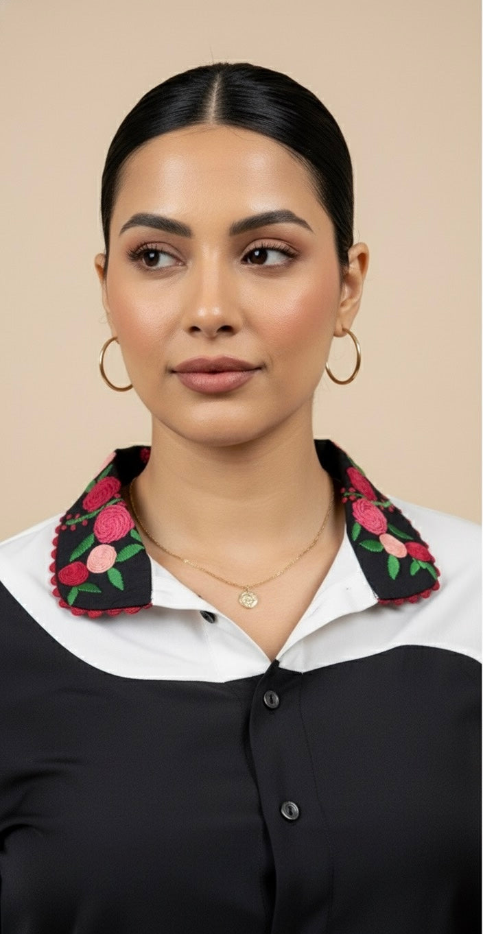 ELORA BLACK BLOCK SHIRT