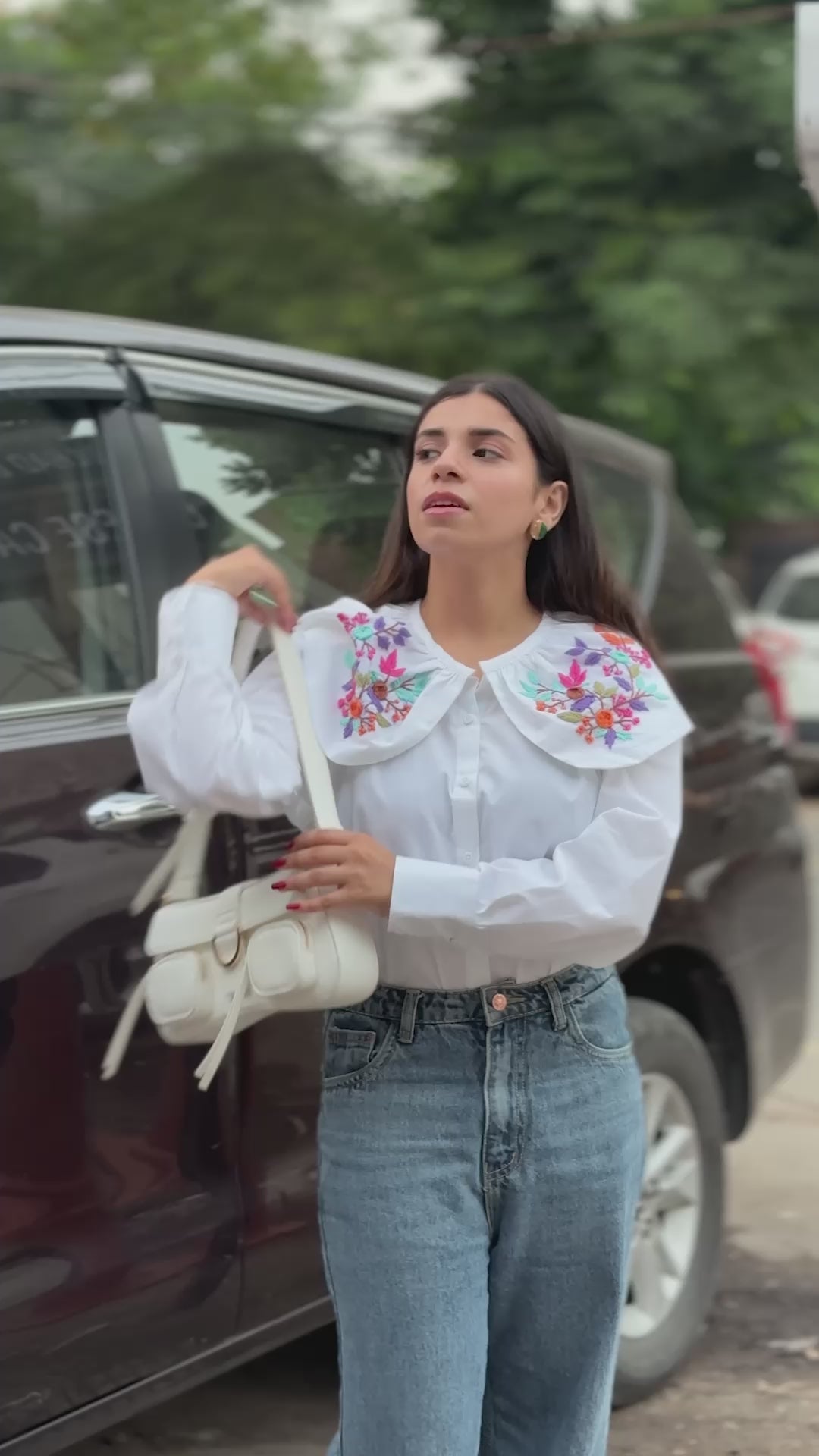 BLOSSOM PETER PAN COLLAR SHIRT