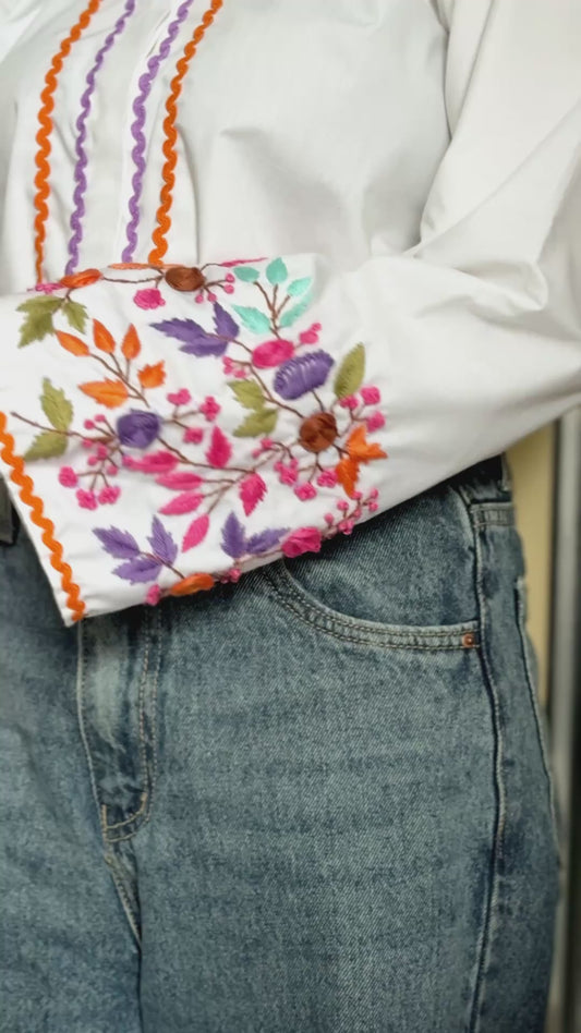 BLOSSOM WHITE LACE SHIRT